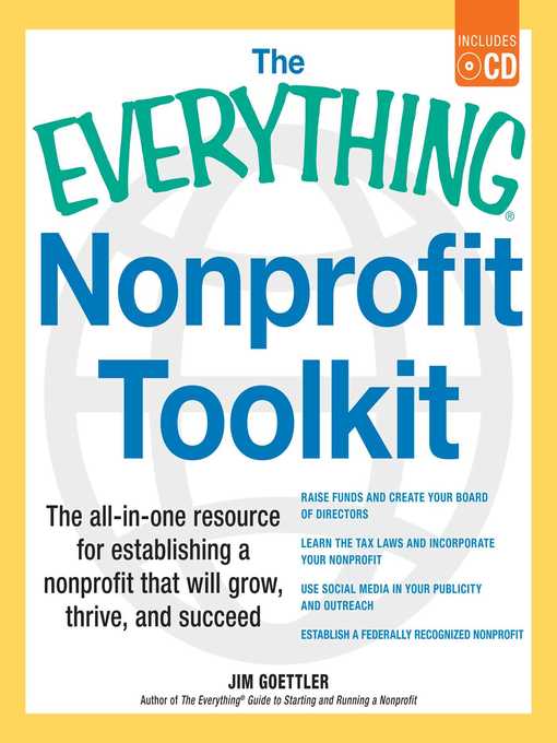 Title details for The Everything Nonprofit Toolkit by Jim Goettler - Wait list